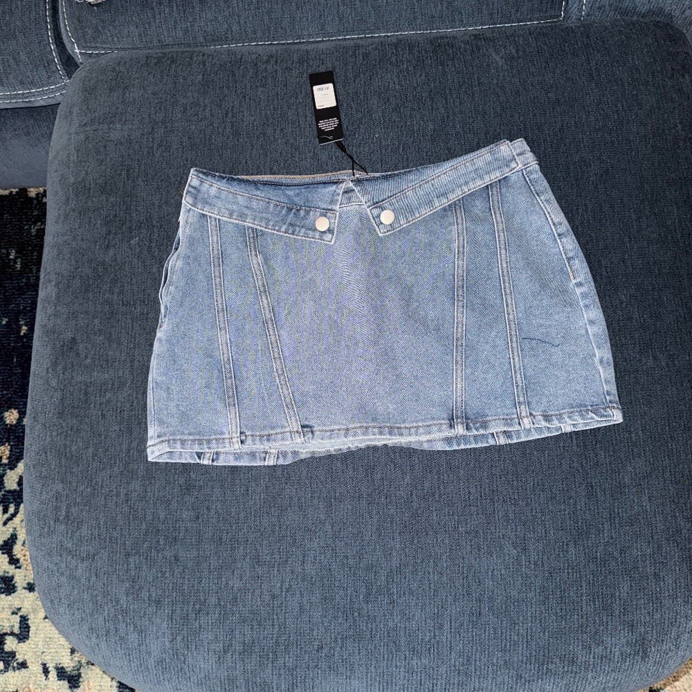 Denim Mini Skirt